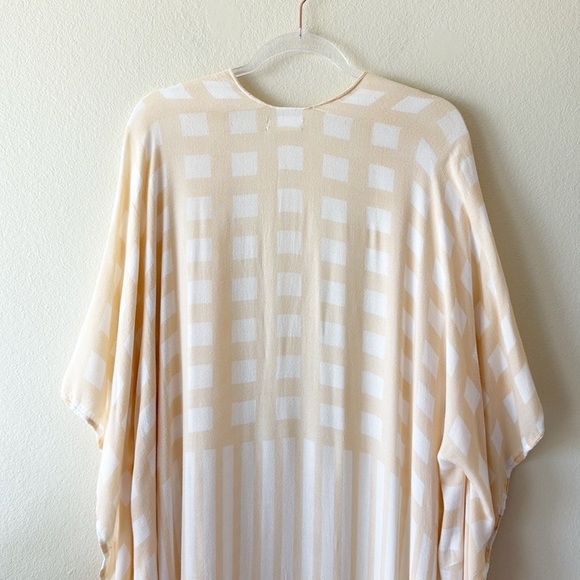 Free People Kenna Kimono Duster Boho Beach Cover Up Long Cardigan - Picture 10 of 12